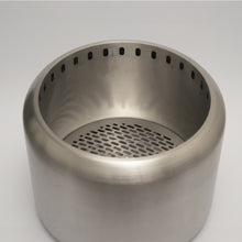 Load image into Gallery viewer, Close up of the Ecoflame smokeless fire pit