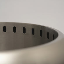 Load image into Gallery viewer, Close up of the Ecoflame smokeless fire pit air vents