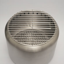 Load image into Gallery viewer, Close up of the Ecoflame smokeless fire pit and cooking grill