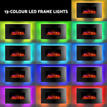 Load image into Gallery viewer, Devanti Electric Fireplace Fire Heater 2000W