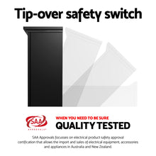 Load image into Gallery viewer, Devanti Electric Fireplace Fire Heater 2000W Black