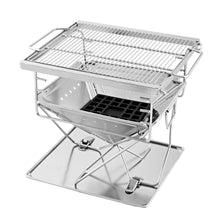 Load image into Gallery viewer, Grillz Fire Pit BBQ Grill with Carry Bag Camping