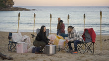 Load image into Gallery viewer, Lighting the Ecoflame Smokeless fire pit