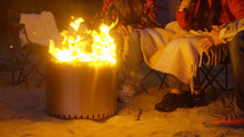 Load image into Gallery viewer, Ecoflame Smokeless fire pit in use