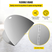 Load image into Gallery viewer, VEVOR Fire Pit Lid Round 40 Inch Foldable Fire Pit Ring Snuff Cover 430 Stainless Steel Fire Pit Spark Screen Cover 3mm Thickness
