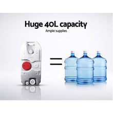 Load image into Gallery viewer, Weisshorn 40L Portable Wheel Water Tank Camping Caravan Storage Grey