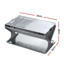 Load image into Gallery viewer, Grillz Fire Pit BBQ Grill Steel
