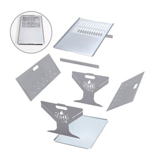 Load image into Gallery viewer, Grillz Fire Pit BBQ Grill Steel