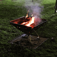 Load image into Gallery viewer, Quokka II folding Camping Fire pit/BBQ - MEDIUM