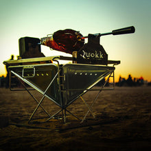 Load image into Gallery viewer, Rotisserie Brackets for the Quokka Folding Fire Pit