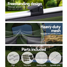 Load image into Gallery viewer, Weisshorn Double Swag Camping Swags Canvas Free Standing Dome Tent Celadon