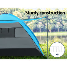 Load image into Gallery viewer, Weisshorn Camping Tent Beach Portable Hiking Sun Shade Shelter Fishing 4 Person