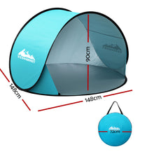 Load image into Gallery viewer, Weisshorn Pop Up Beach Tent Camping Portable Sun Shade Shelter Fishing