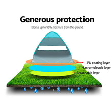 Load image into Gallery viewer, Weisshorn Pop Up Beach Tent Camping Hiking 3 Person Sun Shade Fishing Shelter