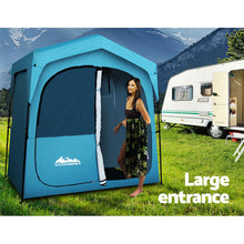 Load image into Gallery viewer, Weisshorn Double Camping Shower Toilet Tent Outdoor Fast Set Up Change Room
