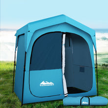 Load image into Gallery viewer, Weisshorn Double Camping Shower Toilet Tent Outdoor Fast Set Up Change Room
