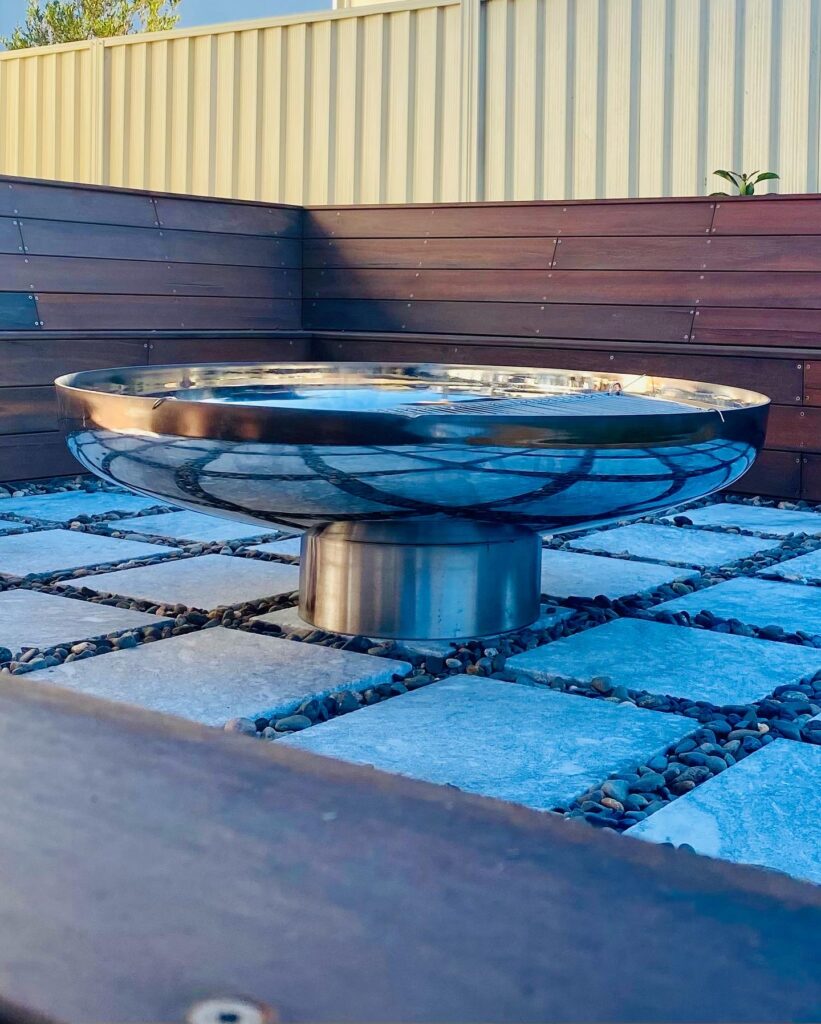 Stainless Steel Fire Pit - The Cauldon - 800mm