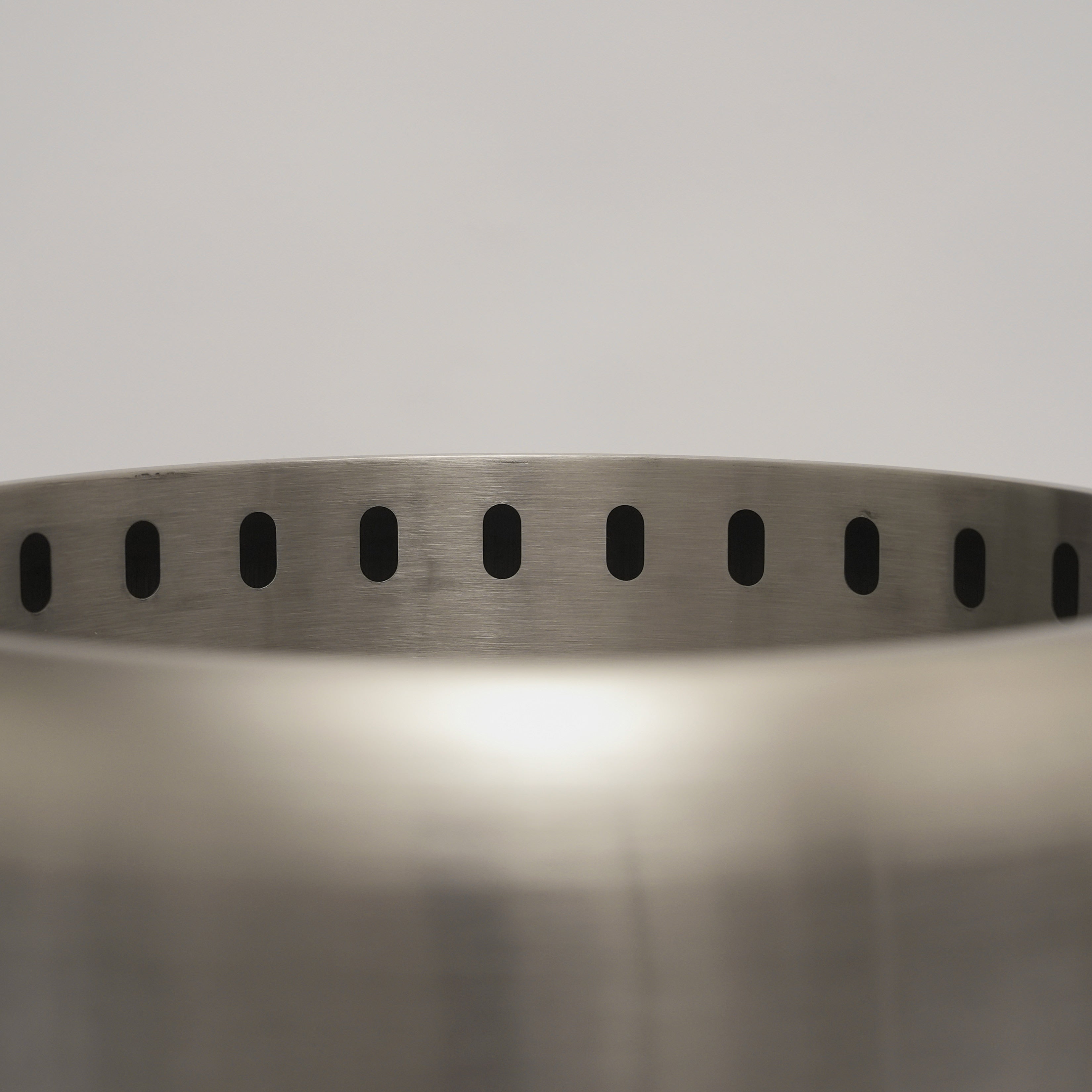 Close up of the Ecoflame smokeless fire pit air vents