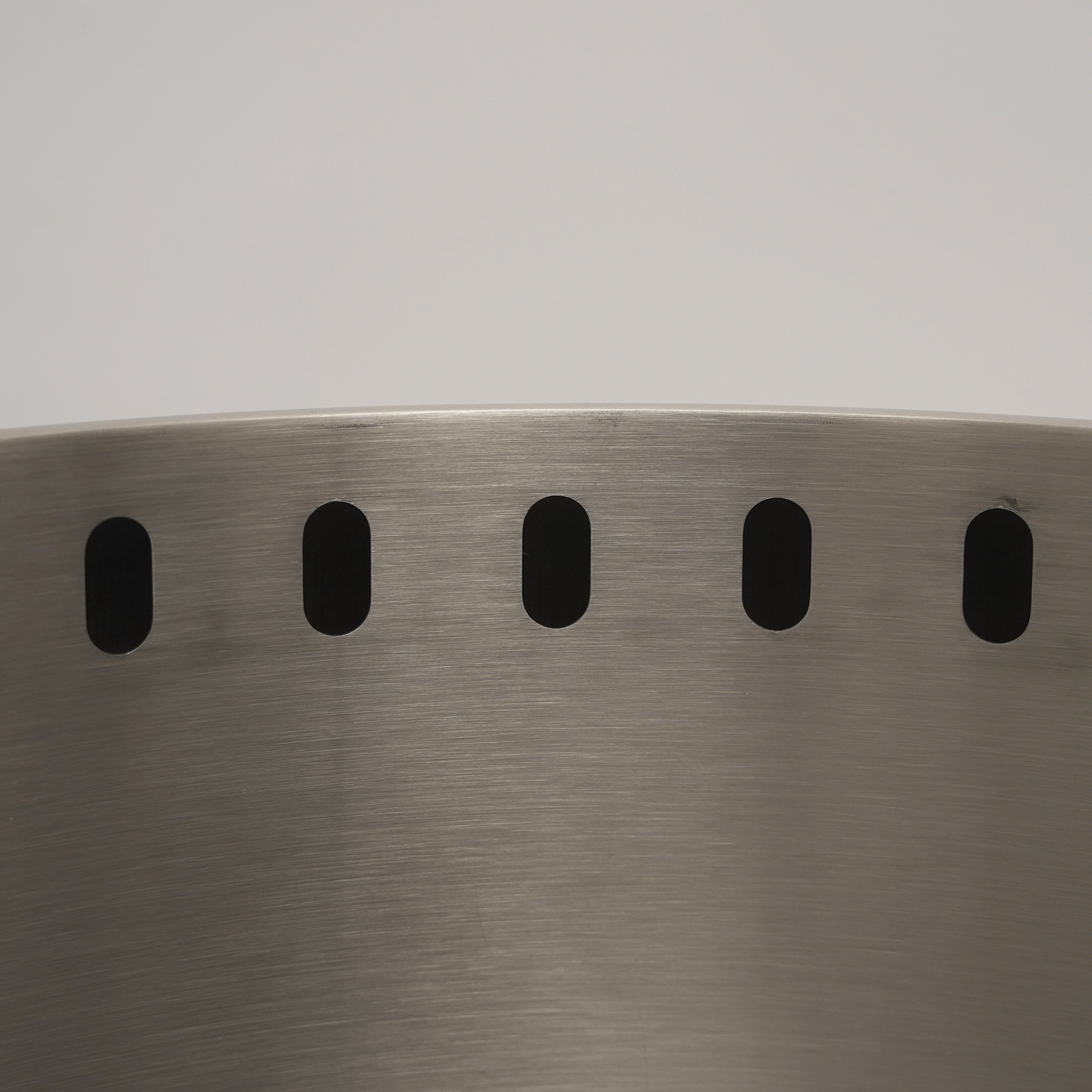 Close up of the Ecoflame smokeless fire pit air vents