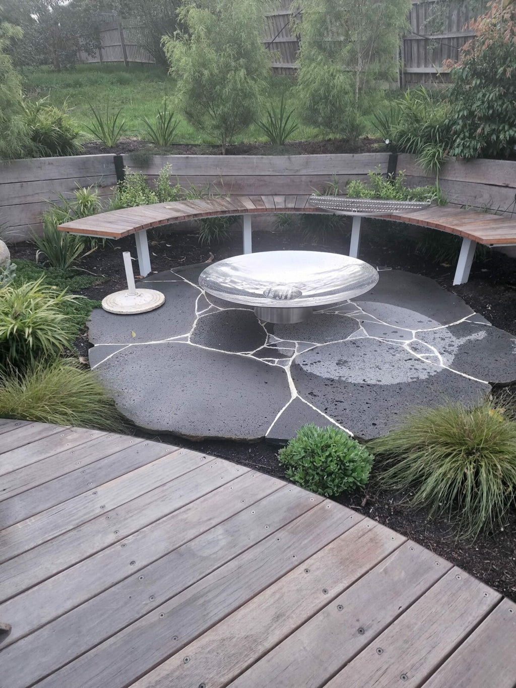 SHALLOW CAULDRON 1200mm – Stainless Steel