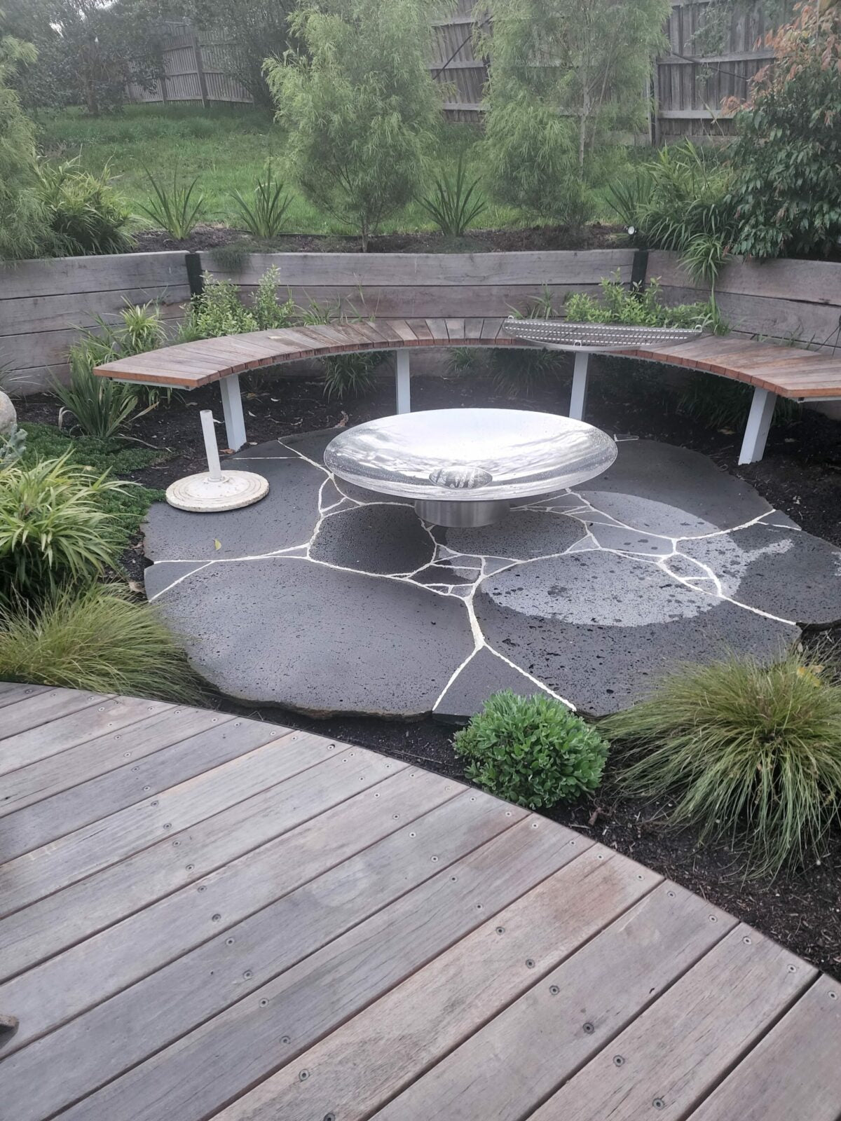 SHALLOW CAULDRON 1200mm – Stainless Steel