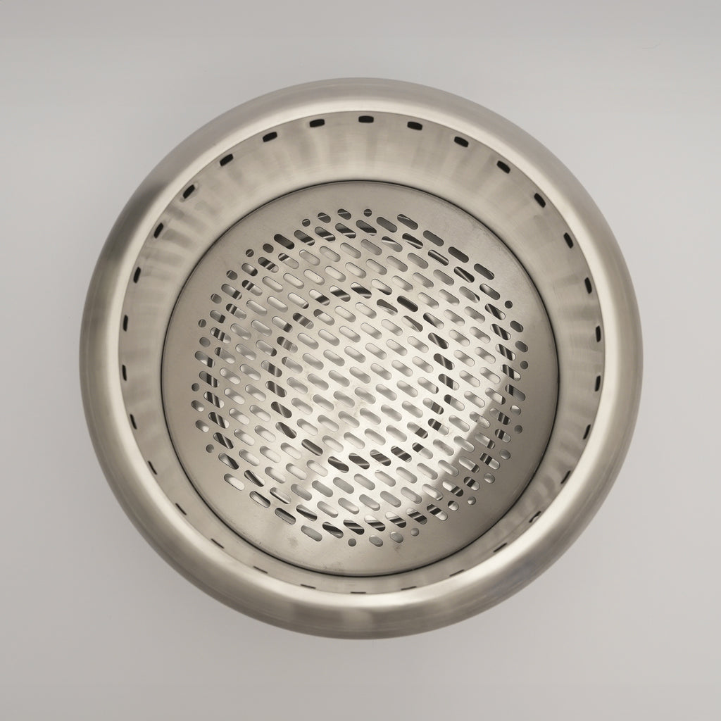 Internal view of the Ecoflame smokeless fire pit