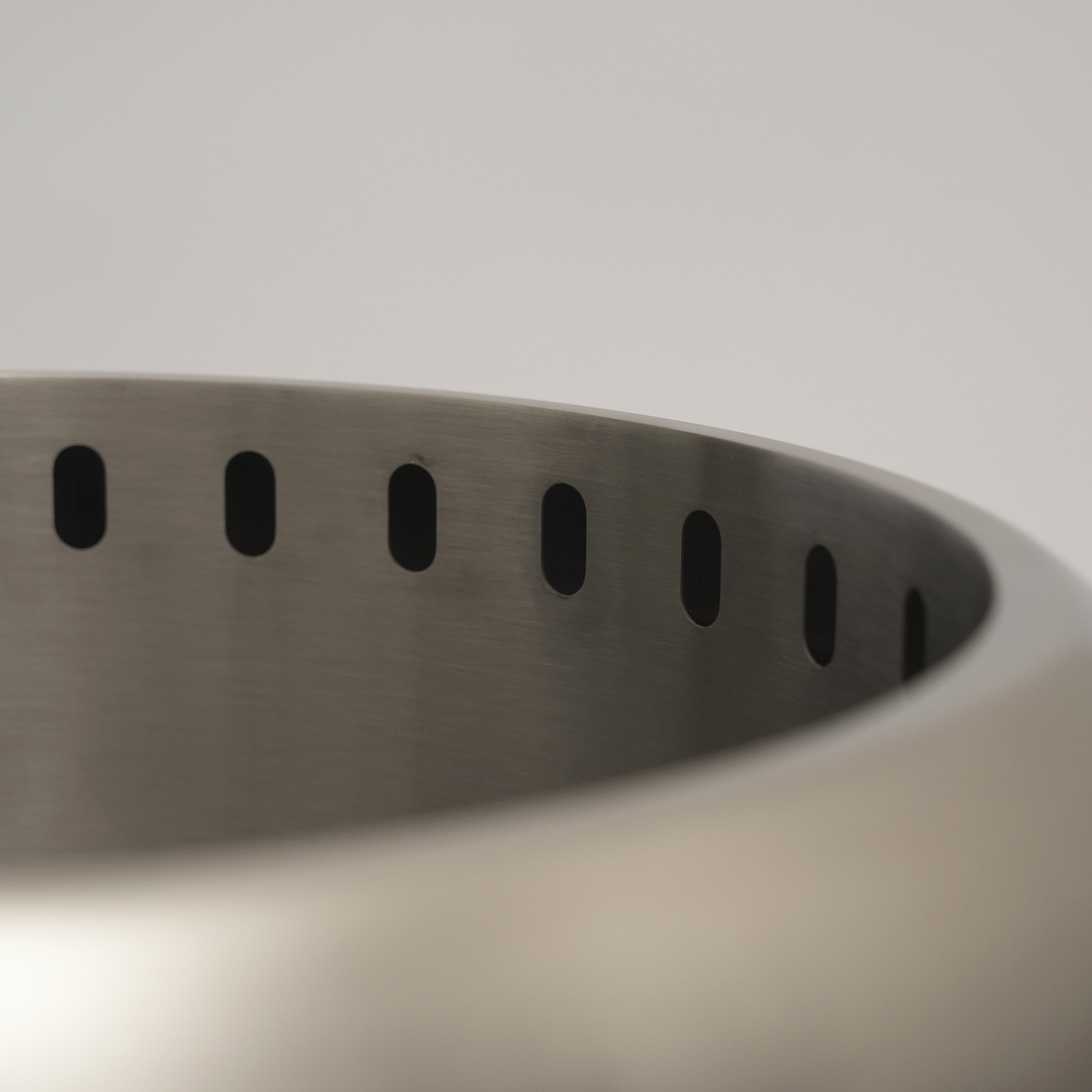 Close up of the Ecoflame smokeless fire pit air vents