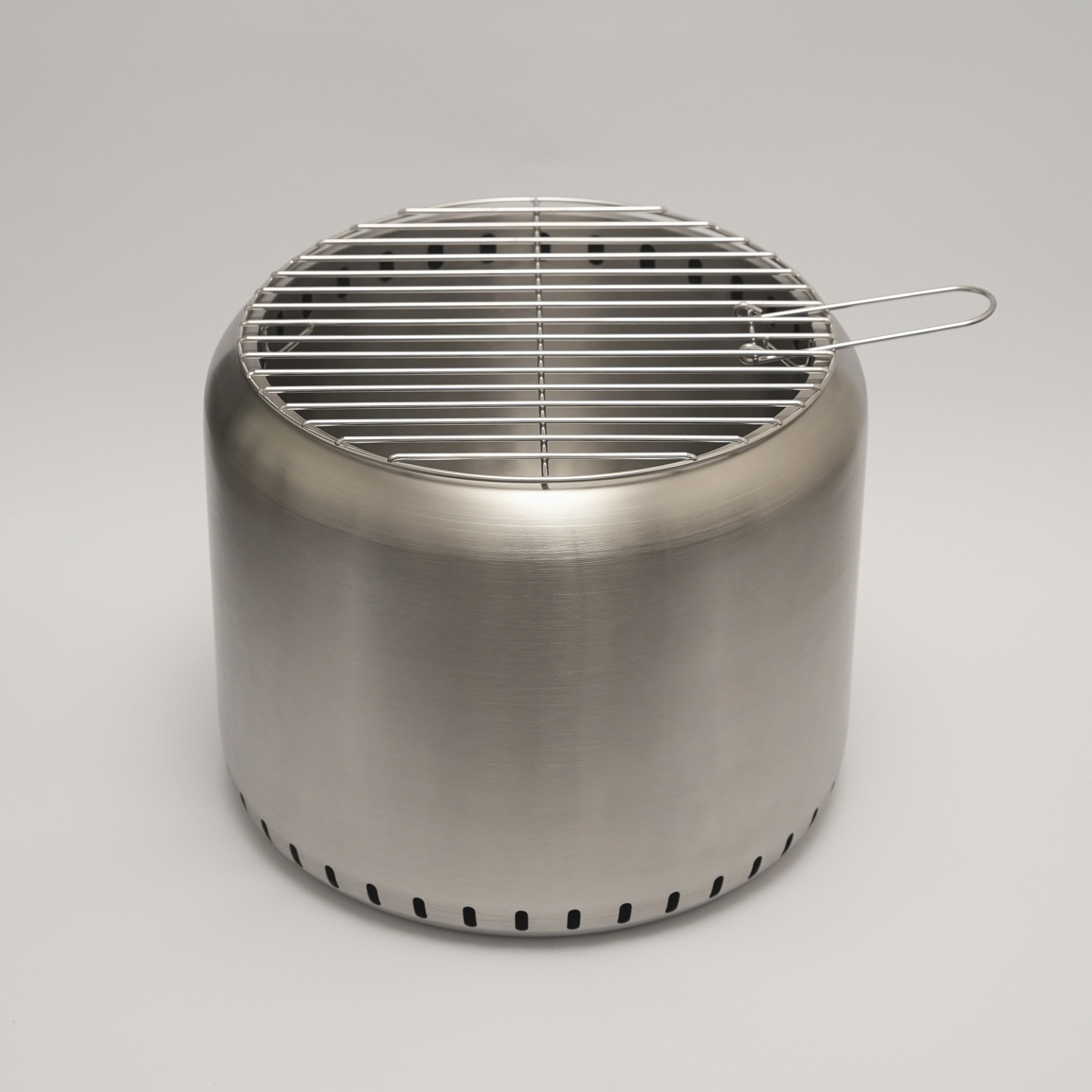 The Ecoflame smokeless fire pit and cooking grill