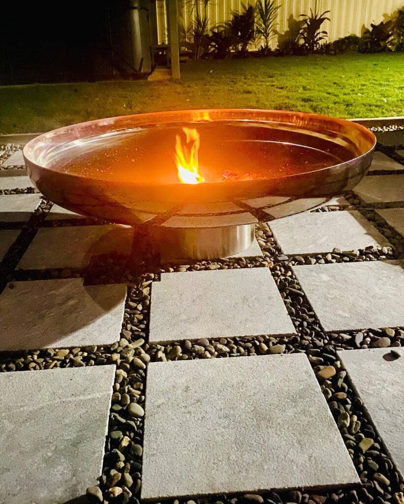 Stainless Steel Fire Pit - The Cauldon - 800mm