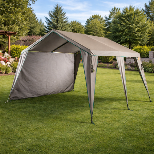 Campmor Senior Canvas Gazebo Side Wall 3.5m in yard