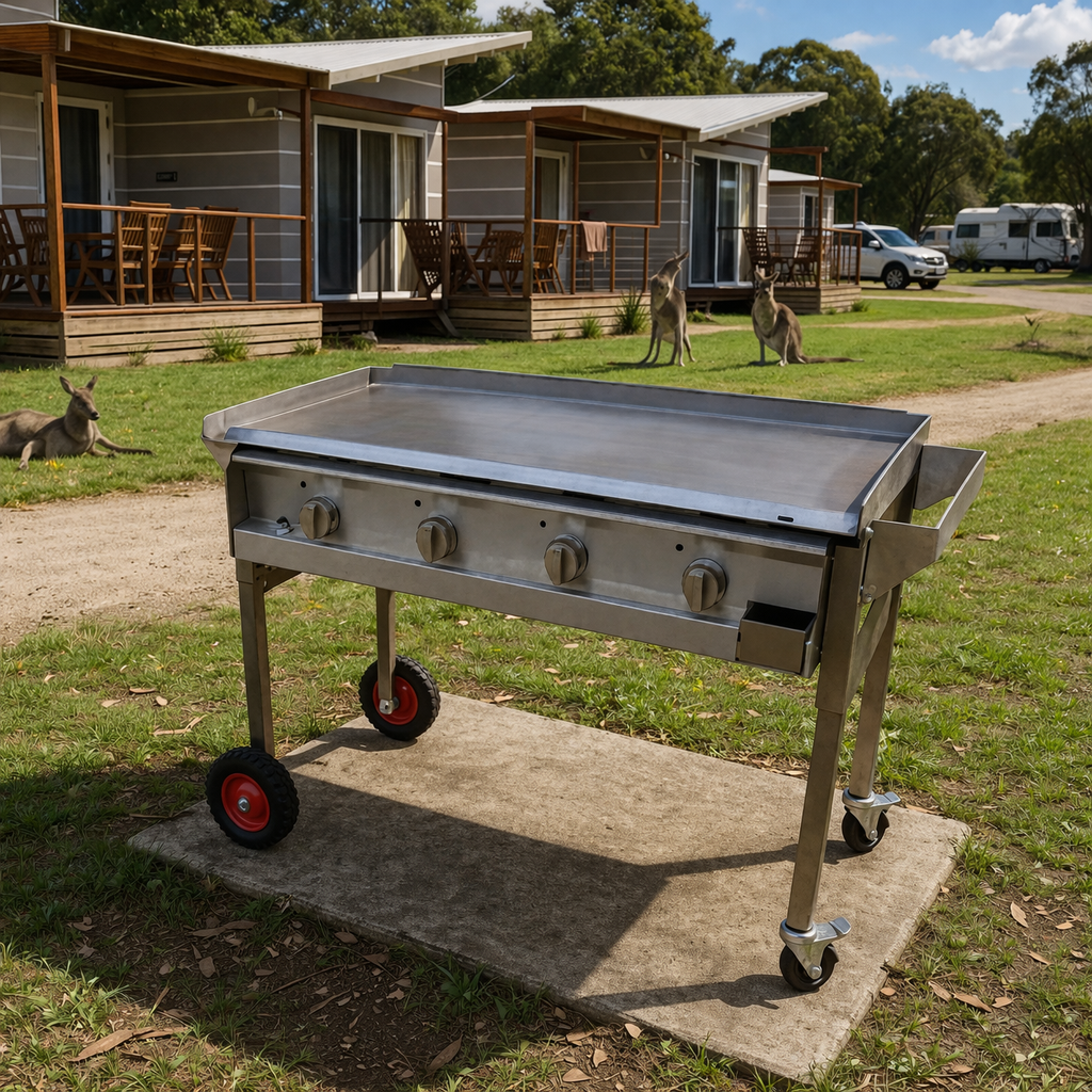 Leisure Time Hercules BBQ at caravan park