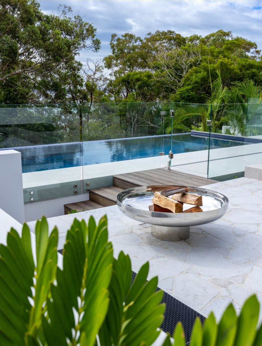Stainless Steel Fire Pit - The Cauldon - 800mm