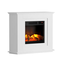 Load image into Gallery viewer, Devanti Electric Fireplace Fire Heater 2000W White
