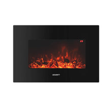 Load image into Gallery viewer, Devanti Electric Fireplace Fire Heater 2000W Black
