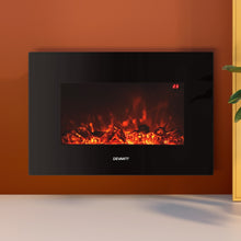 Load image into Gallery viewer, Devanti Electric Fireplace Fire Heater 2000W Black
