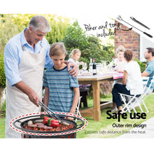 Load image into Gallery viewer, Grillz Fire Pit BBQ Grill 82cm
