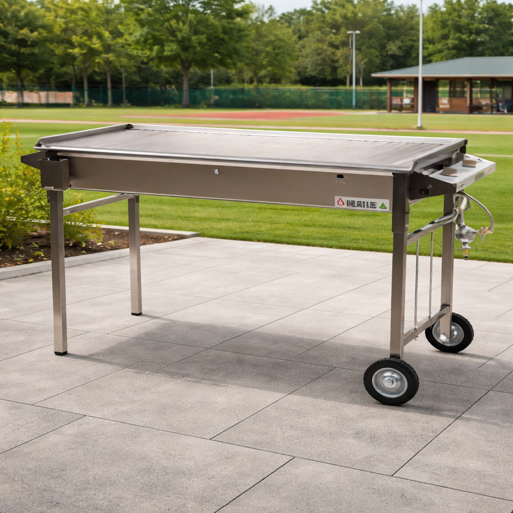 Mobile Heatlie BBQ grill at athletics club