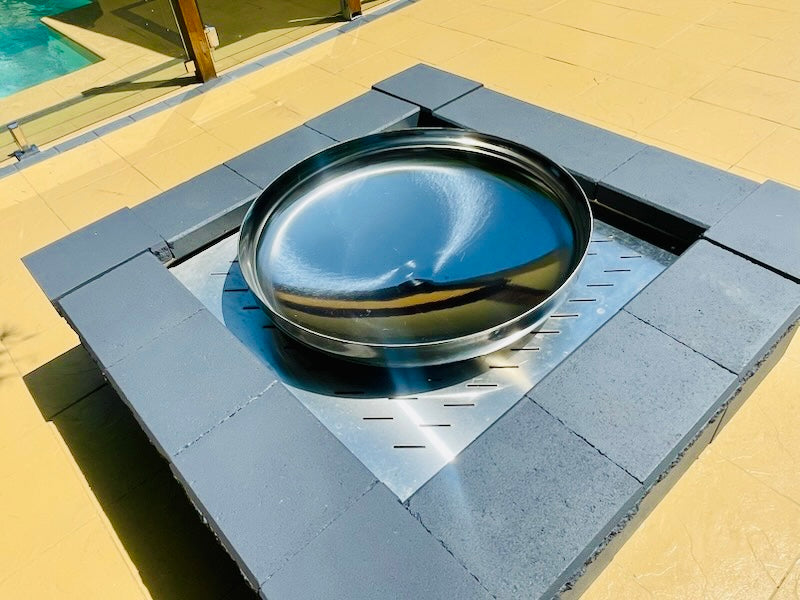 Stainless Steel Fire Pit - The Cauldon - 800mm