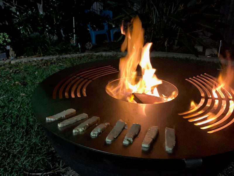 Removable Teppanyaki Hot Plate in use
