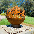 The Leaf Sphere Fire Pit