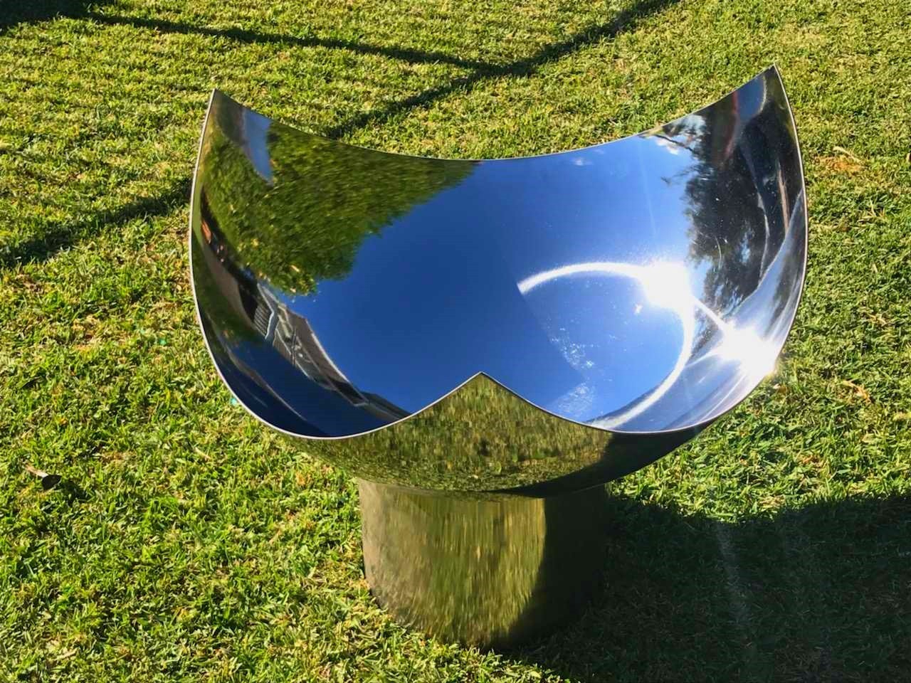 The Chalice Fire Pit - Stainless Steel