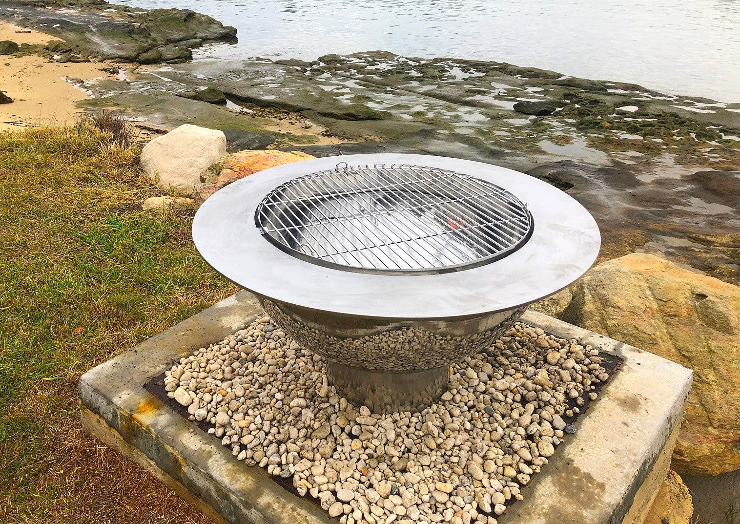 The Teppanyaki Fire Pit - Stainless Steel
