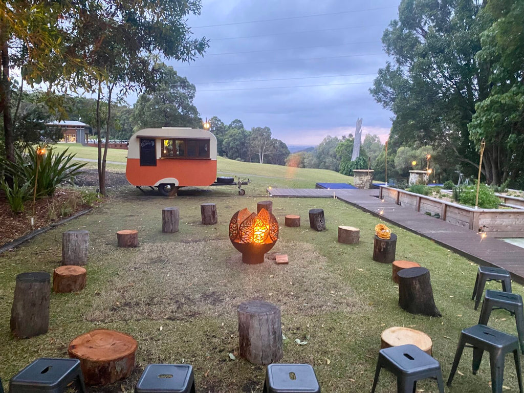 The Leaf Sphere Fire Pit
