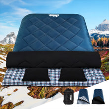 Load image into Gallery viewer, Weisshorn Sleeping Bag Double Pillow Thermal Camping Hiking Tent Blue -10&deg;C
