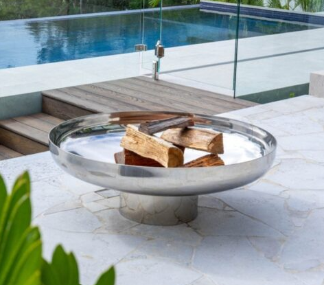 Stainless Steel Fire Pit - The Cauldon - 800mm