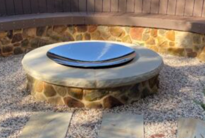 Stainless Steel Fire Pit - The Cauldon - 800mm