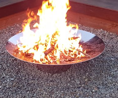 Stainless Steel Fire Pit - The Cauldon - 800mm