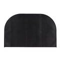 Fire Pit Mat Insulated Fireproof Heat Resistant Foldable Under Grill Mat for Fireplace Outdoor Camping Black 50x80cm/19.7x31.5in