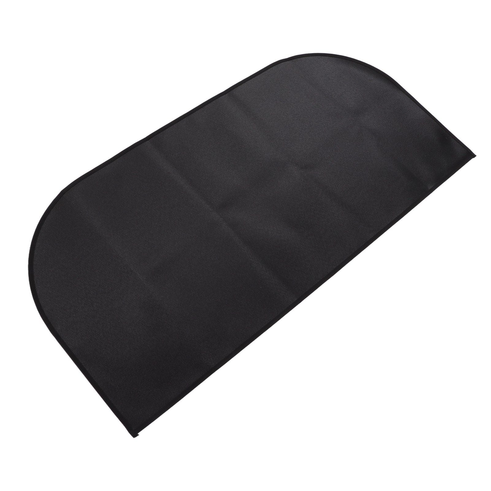 Fire Pit Mat Insulated Fireproof Heat Resistant Foldable Under Grill Mat for Fireplace Outdoor Camping Black 50x100cm/19.7x39.4in