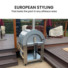Load image into Gallery viewer, EuroGrille Outdoor Pizza Oven Stainless Steel Portable Pizza Maker Cooker Wood Charcoal Fired

